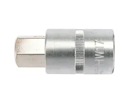 Головка торцева Yato квадрат 1/2" HEX M17 L= 55 мм (YT-04388) - мініатюра 2