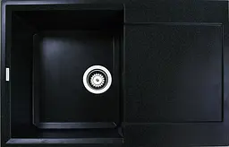 Кухонна мийка Adamant Horizon 780x495x230 чорний металік 000008550, Чорний