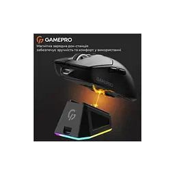 Мишка GamePro Genesis Airmaster Wireless/Bluetooth/USB Black (GM167B) - мініатюра 10