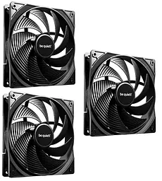 Комплект вентиляторов be quiet! PURE WINGS 3 140mm PWM high-speed 3 шт (BL138) - мініатюра 1