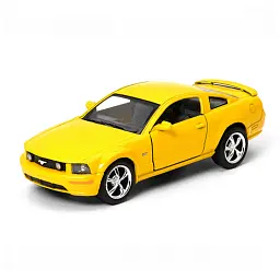 Металева інерційна легкова модель Ford Mustang GT 2006 5", відкриваються двері (В асортименті)
