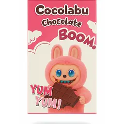 Шоколад Chocolabu Chocolate Boom Pink Рожевий 70 г
