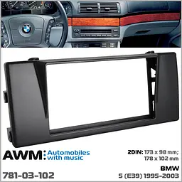 Перехідна рамка BMW 5 Series (E39) AWM 781-03-102 - мініатюра 5