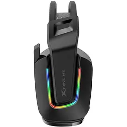 Ігрова гарнітура XTRIKE ME GH-712, USB+3.5мм, RGB, кабель 2м, чорна - мініатюра 2