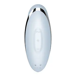 Вібростимулятор-пульсатор Satisfyer Tap & Climax 2 Blue, ефект постукування пальцем - мініатюра 6