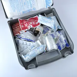 Аптечка автомобільна АМА-2 до 18 осіб bus Бокс / Валіза Сірий First Aid Kit - мініатюра 2