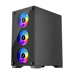 Корпус для ПК 1stPlayer X2-M-BK-4F1 - мініатюра 4