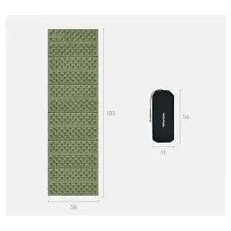 Туристичний килимок Naturehike IXPE CNK2550WS030, алюмінієва плівка, 18 мм, медово-золотий (6977465868190) - мініатюра 4