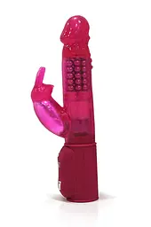 Вібратор-кролик Dorcel Orgasmic Rabbit Pink з перлинним масажем - мініатюра 1
