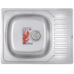 Кухонна мийка Haiba 65x50 Satin HB0555, Нержавіюча сталь