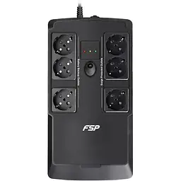 ДБЖ FSP NanoFit 600, 600ВА/360Вт, SCHUKO, USB/2хUSB зар 5V/1A(Max.), AVR - мініатюра 2