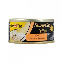 Вологий корм для кішок GimCat Shiny Cat Filet 70 г (курка)