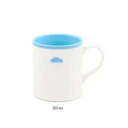 Чашка МВМ My Home, 300 мл, блакитна (KP-47 BLUE) - мініатюра 2