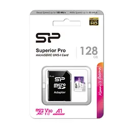 Картка пам'яті Silicon Power MicroSDXC 128 Гбайт U3 A1 V30 Superior Colorful - мініатюра 3
