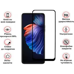 Захисне скло BeCover для Tecno POVA 3 (LF7n) Black (708163) - мініатюра 3