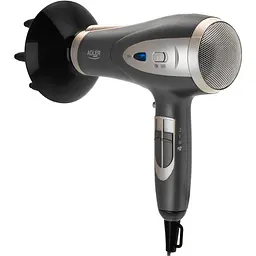 Фен Adler AD 2248 grey champane 2200Вт/ 2 швидкості/ хол.обдув/ темп.режимів-3/ іонізація/ дифузор - мініатюра 2