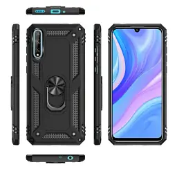 Панель BeCover Military для Huawei P Smart S / Y8p Black (705560) - мініатюра 2