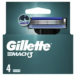 Змінні картриджі для гоління Gillette Mach3, 4 шт. - мініатюра 2