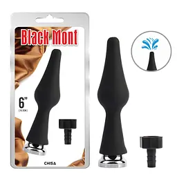 Анальний душ Black Mont CleanStream 15.3 см (чорний) - мініатюра 2