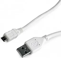 Кабель Cablexpert USB-MicroUSB 1m CCP-mUSB2-AMBM-W-1M White - мініатюра 3