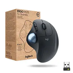 Мишка бездротова Logitech M575 Ergo 910-006221 Graphite - мініатюра 6