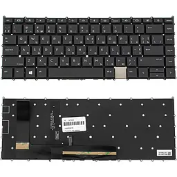 Клавіатура для ноутбука HP (EliteBook X360: 1040 G8) ukr, black, без фрейма, підсвічування клавіш (ОРИГІНАЛ)
