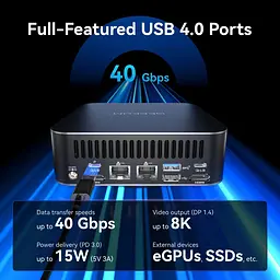 Неттоп Geekom GT1 Mega 16/1TB (GMGT1Mega-U9-185H-161-EU) [157866] - мініатюра 5