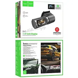 Відеореєстратор Hoco DV7 2K display hidden driving recorder (6942007623377) - мініатюра 5