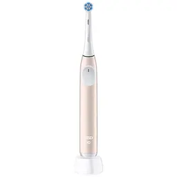Набір: електрична зубна щітка Oral-B iO 2 ніжно-рожева + змінні насадки до електричної зубної щітки Oral-B iO Gentle Care ніжний догляд 4 шт. - мініатюра 2