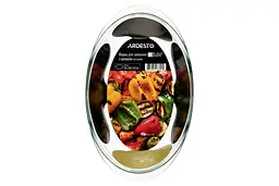 Форма для запікання з кришкою Ardesto Black Mars 33х19.8х13.2 см боросилікатне скло овальна прозора kuh0014502 - мініатюра 3