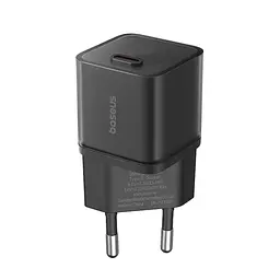Мережевий зарядний пристрій Baseus GaN5S Fast Charger 1C 20W EU Cluster чорний