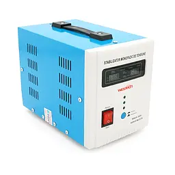Стабилизатор напряжения Westech MSER 2000 VA-V2/1600W однофазный, сервопривод, монтаж пола, LED дисплей, DC130-260V, AC230±3%, 2*Shuko, 146x237x170mm, 5.2kg - миниатюра 1