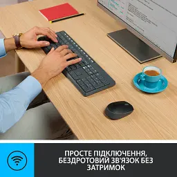 Комплект Logitech MK235 Wireless UA (920-007931) - мініатюра 4