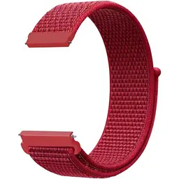 Ремінець DK CDK для Garmin Venu 2 Plus 20mm Nylon Sport Loop (012415) (red)