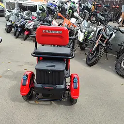 Електроскутер Триколісний Crosser TR1 Pro (1500W, 76.8V, 30Ah) Червоний - мініатюра 8