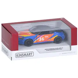 Машинка інерційна 2023 Nissan Fairlady Z KT5443WF(Blue) 1:36, 12 см, відчиняються двері - мініатюра 4