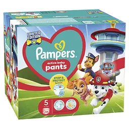 Підгузки Pampers Junior розмір 5 (12-17 кг) Paw Patrol 66 шт. (8006540863619) - мініатюра 2