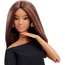 Лялька Barbie Signature Basics №1 брюнетка з каре (JBH72) - мініатюра 6
