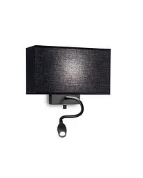 Бра Ideal Lux Hotel ap2 all black 215709