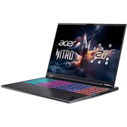 Ноутбук Ігровий ACER Nitro 16S AI AN16S-61-R7A3, AMD Ryzen AI 7 350 до 5GHz, 16" WUXGA, 32GB, SSD 1TB, NVIDIA GeForce RTX 5060 8GB, Free Dos - мініатюра 4