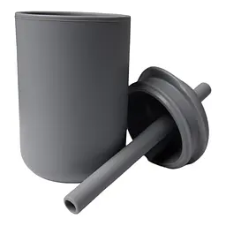 Поїльник-непроливайка oldbro 175 мл із трубочкою Grey - мініатюра 2