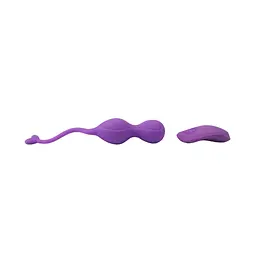 Віброяйце M-Mello Heart Waves Bullet 18.5 см (фіолетове) - мініатюра 4