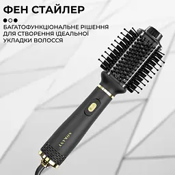 Фен-щітка для волосся Sokany SK-1922 з холодним обдувом, чорний Sokany SK1922 - мініатюра 3