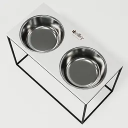 Hollky Base XXL40 — миски на підставці для дуже великих собак (2 × 2,8 л) - мініатюра 9