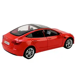 
Машинка металева Tesla Model 3 1:24 АВТОПРОМ світло звук двері AP7728 - мініатюра 5