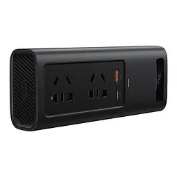 Автомобільний перетворювач напруги BASEUS In-car Inverter 150 W (2 розетки універсальні)