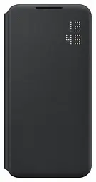 Оригінальний чохол-книжка для Samsung Galaxy S22 Plus Smart LED View Cover Чорний EF-NS906PBEGRU SM-906 - мініатюра 1