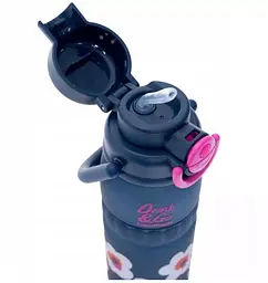 Пляшка для води СoolPack Sphera Flores Nina 740 мл темно-синя (Z32915) - мініатюра 2