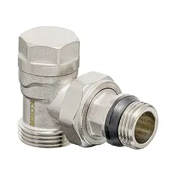 Комплект для підключення радіатора Koer 1/2"x3/4" кутовий з термоголовкою SET-14 KR3178 - мініатюра 3