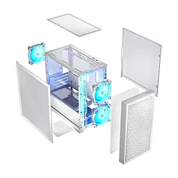 Корпус для ПК Logic concept DART PRO MINI ARGB WHITE (AM-DART-PRO-ARGB-20) - миниатюра 5